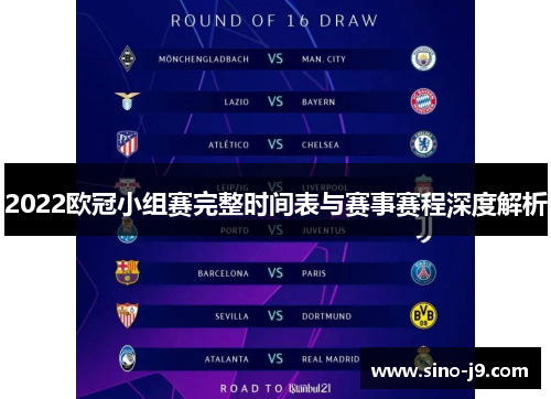 2022欧冠小组赛完整时间表与赛事赛程深度解析